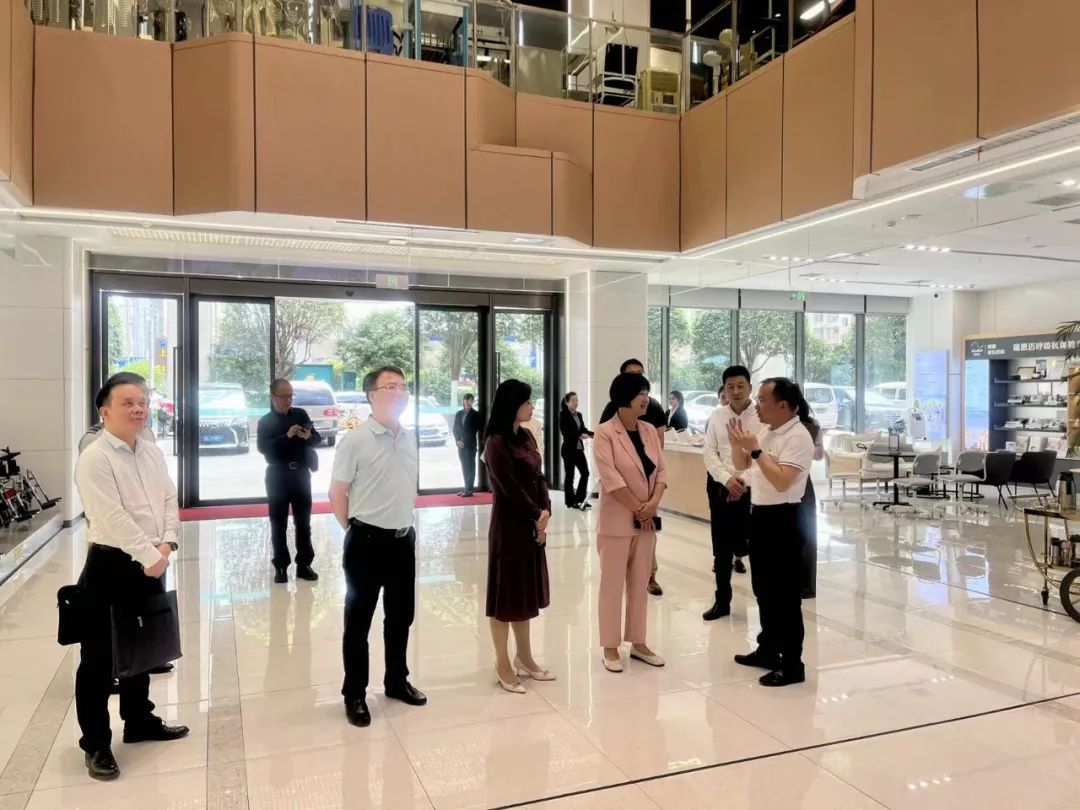 省商务厅副厅长郭宁莅临可孚医疗调研 聚焦第三届中非经贸博览会